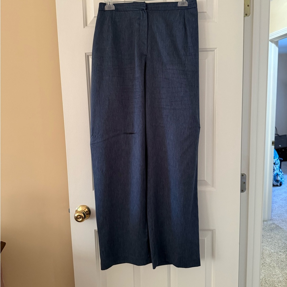 Women’s Kasper Plus Size Denim Blue Dress Pants. Size 18W. Excellent condition.